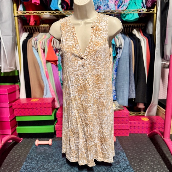 Lilly Pulitzer Dev Dress - Sand Bar Palm Beach Paradise (Size XXS) - Picture 1 of 7